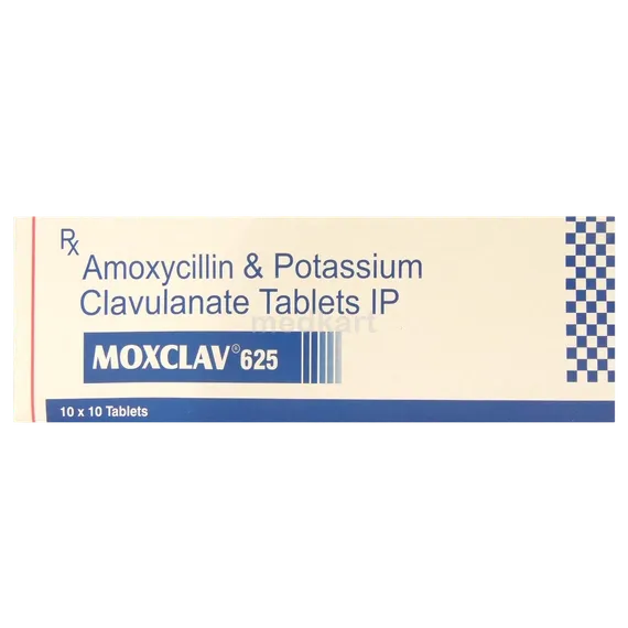 moxclav 625mg tablet 10's